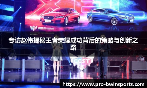 专访赵伟揭秘王者荣耀成功背后的策略与创新之路